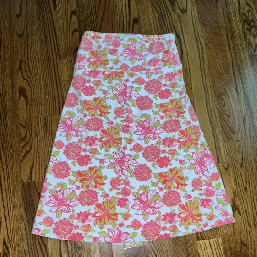 Lilly Pulitzer bikini set in Truly unruly & reversible matching coverup EUC L - Picture 10 of 11